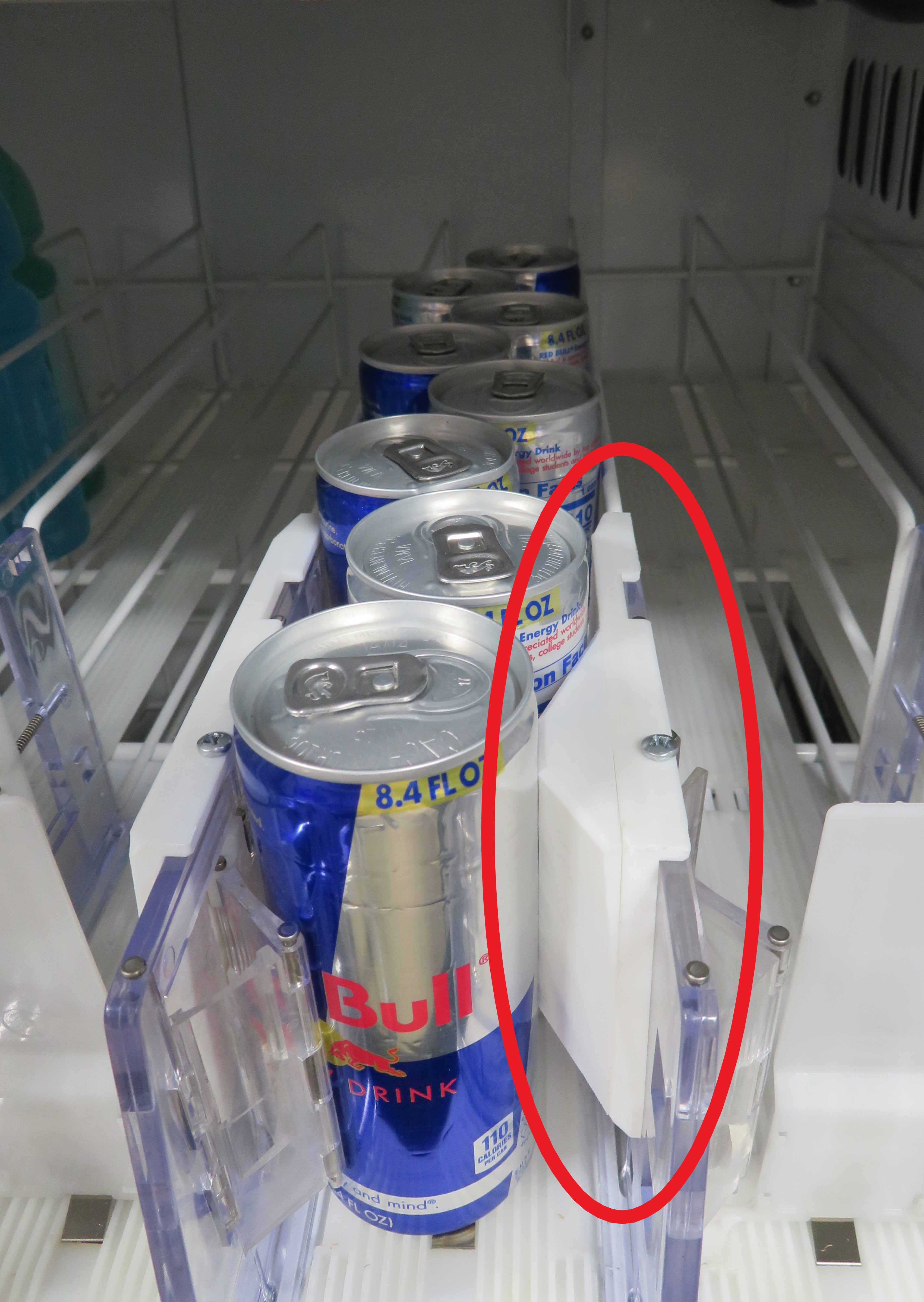 Dixie Narco 5591 8.4 & 12 oz Red Bull Can Shim > Dixie Narco